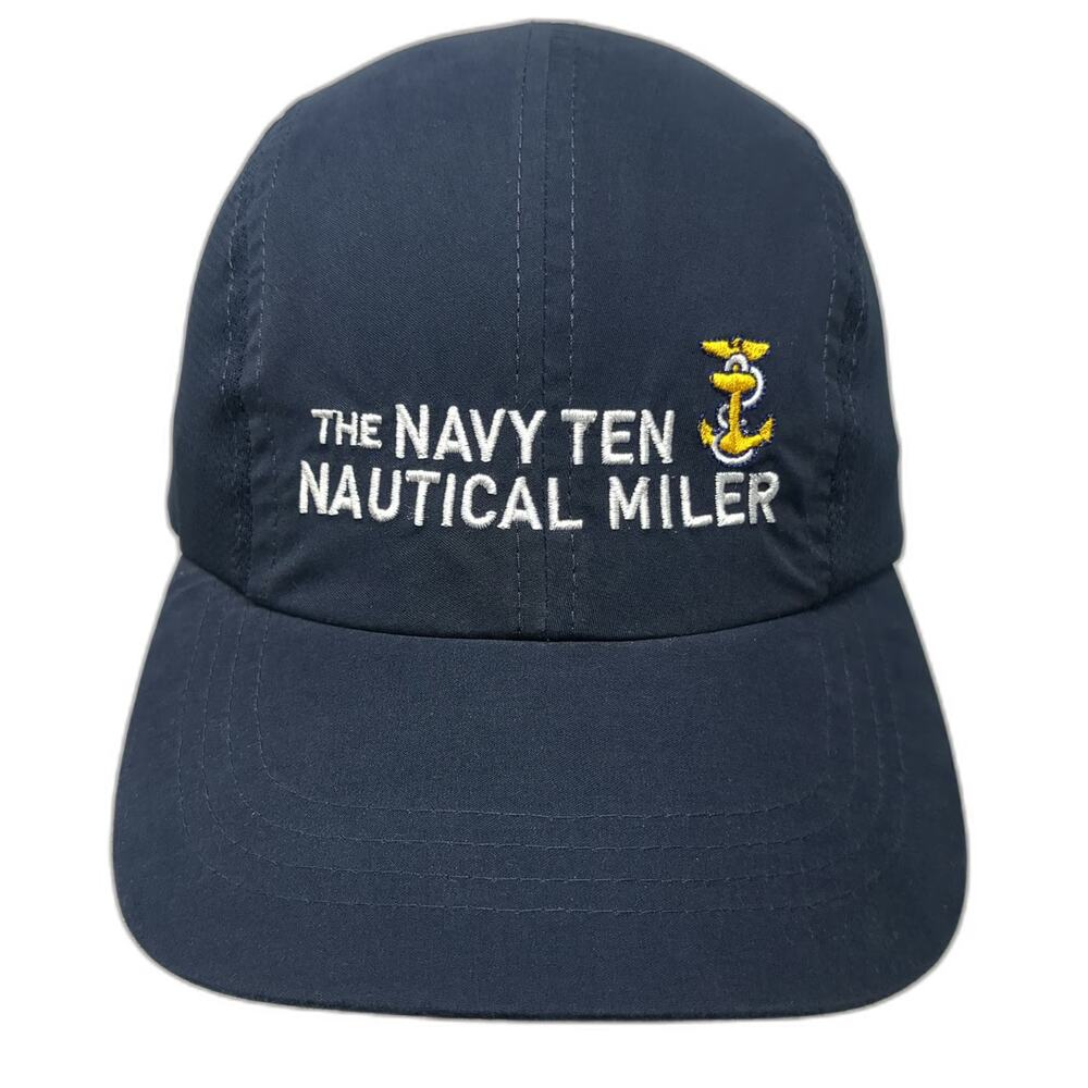 Headsweats Navy Ten Nautical Miler Blue One Size Baseball Cap Strapback Hat